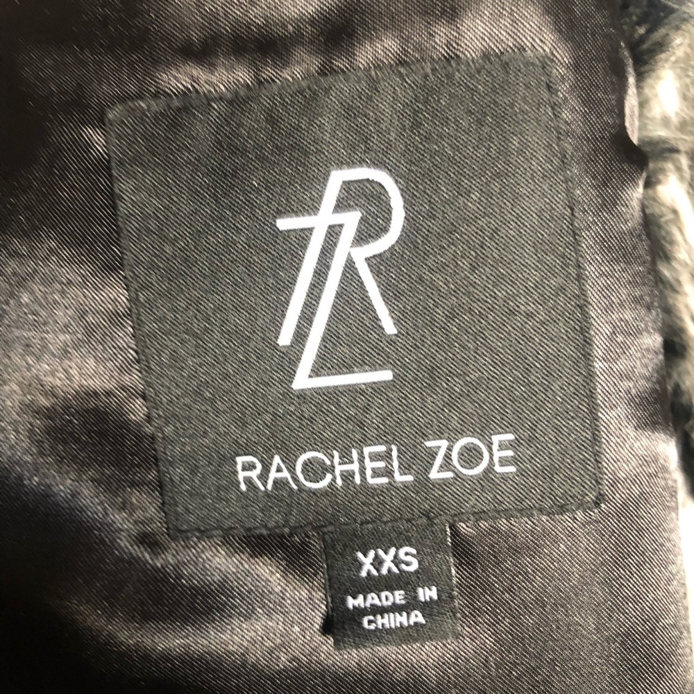 Rachel Zoe faux fur striped vest black and white Size XXS‎ - Picture 6 of 9